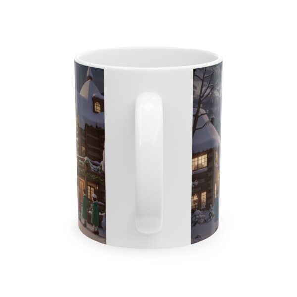 Christmas Merry XMass Coffee Ceramic Mug, Christmas Coffee cap, Christmas Coffee mug, Coffee mug, ceramic mug, White ceramic mug, 11oz - Image 2