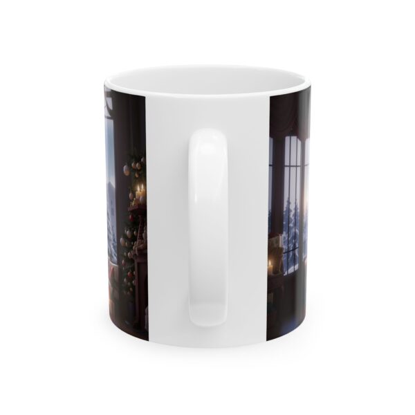 Christmas Merry XMass Coffee Ceramic Mug, Christmas Coffee cap, Christmas Coffee mug, Coffee mug, ceramic mug, White ceramic mug, 11oz - Image 2