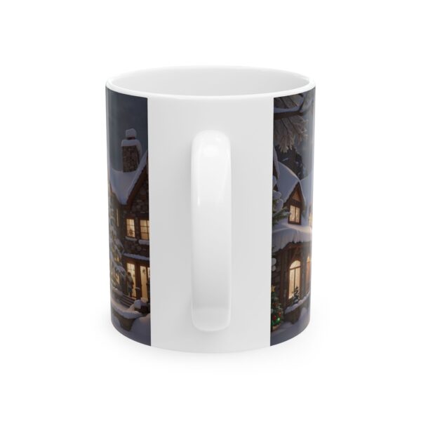 Christmas Merry XMass Coffee Ceramic Mug, Christmas Coffee cap, Christmas Coffee mug, Coffee mug, ceramic mug, White ceramic mug, 11oz - Image 2