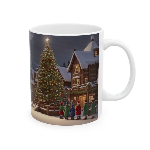Christmas Merry XMass Coffee Ceramic Mug, Christmas Coffee cap, Christmas Coffee mug, Coffee mug, ceramic mug, White ceramic mug, 11oz - Image 4