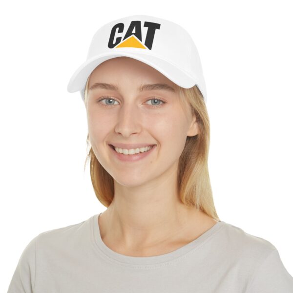 Cat Low Profile Baseball Cap - Image 4