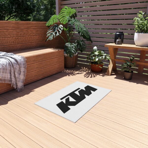 KTM Logo Outdoor Rug, Custom doormat, personalised doormat, personalized Rug, monogram rug, housewarming, closing gift, Custom Rug - Image 3