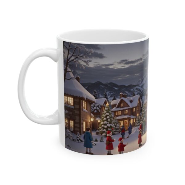 Christmas Merry XMass Coffee Ceramic Mug, Christmas Coffee cap, Christmas Coffee mug, Coffee mug, ceramic mug, White ceramic mug, 11oz - Image 3
