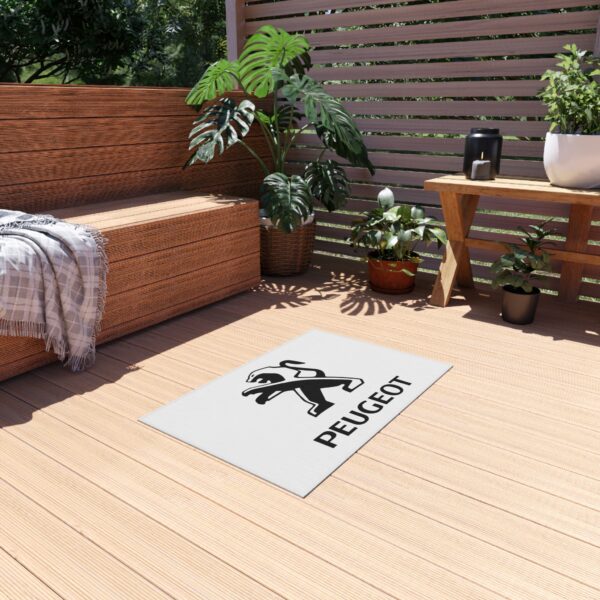 Peugeot Logo Outdoor Rug - Image 3