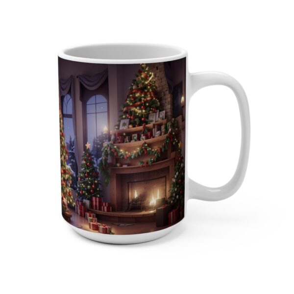 Christmas Merry XMass Coffee Ceramic Mug, Christmas Coffee cap, Christmas Coffee mug, Coffee mug, ceramic mug, White ceramic mug, 15oz - Image 2