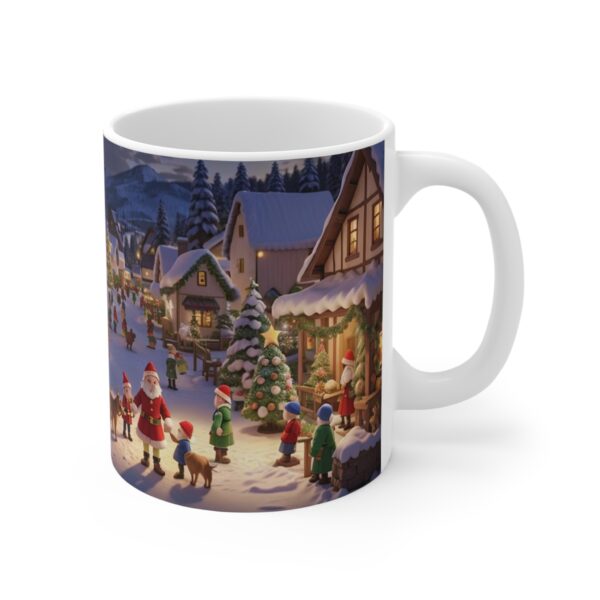 Christmas Merry XMass Coffee Ceramic Mug, Christmas Coffee cap, Christmas Coffee mug, Coffee mug, ceramic mug, White ceramic mug, 11oz - Image 3