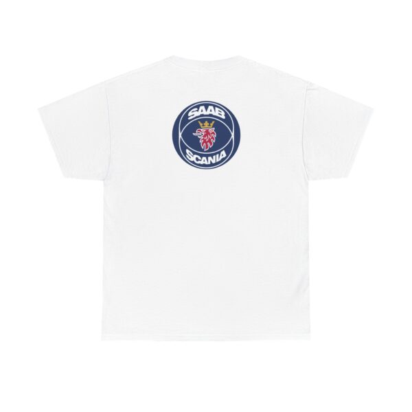 Saab Scania Unisex Heavy Cotton Tee - Image 2
