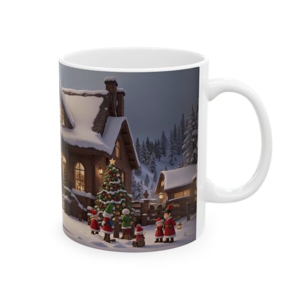 Christmas Merry XMass Coffee Ceramic Mug, Christmas Coffee cap, Christmas Coffee mug, Coffee mug, ceramic mug, White ceramic mug, 11oz - Image 4