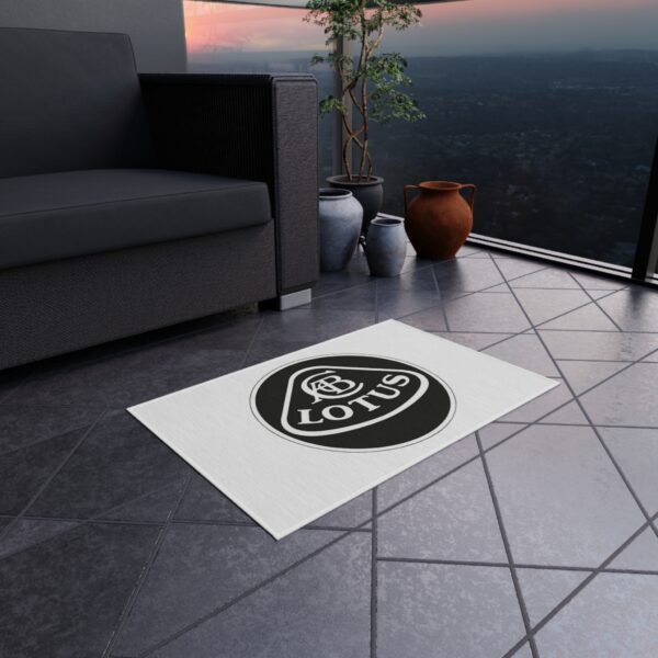 Lotus Logo Outdoor Rug, Custom doormat, personalised doormat, personalized Rug, monogram rug, housewarming gift, closing gift, Custom Rug - Image 4