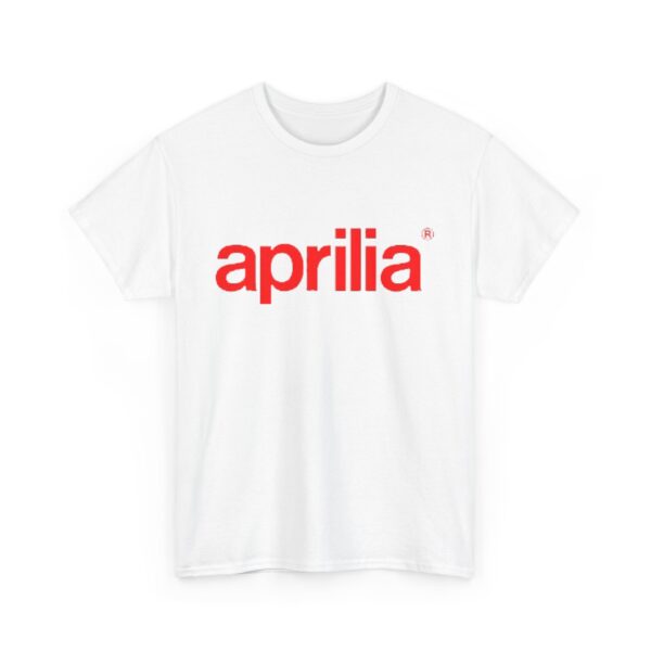 Aprilia  Unisex Heavy Cotton Tee - Image 3