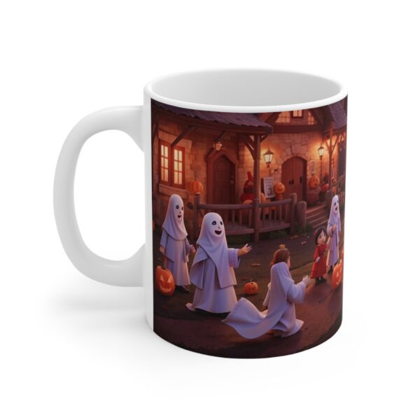 Halloween Coffee Ceramic Mug, halloween Coffee cap, halloween Coffee mug, Coffee mug, ceramic mug, White ceramic mug, 11oz - Image 2
