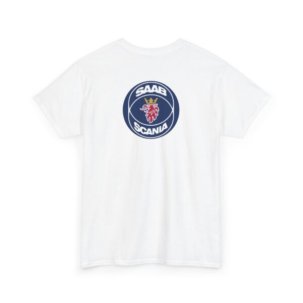 Saab Scania Unisex Heavy Cotton Tee - Image 4