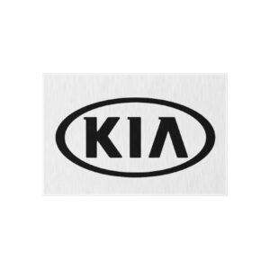 KIA Logo Outdoor Rug, Custom doormat, personalised doormat, personalized Rug, monogram rug, housewarming, closing gift, Custom Rug