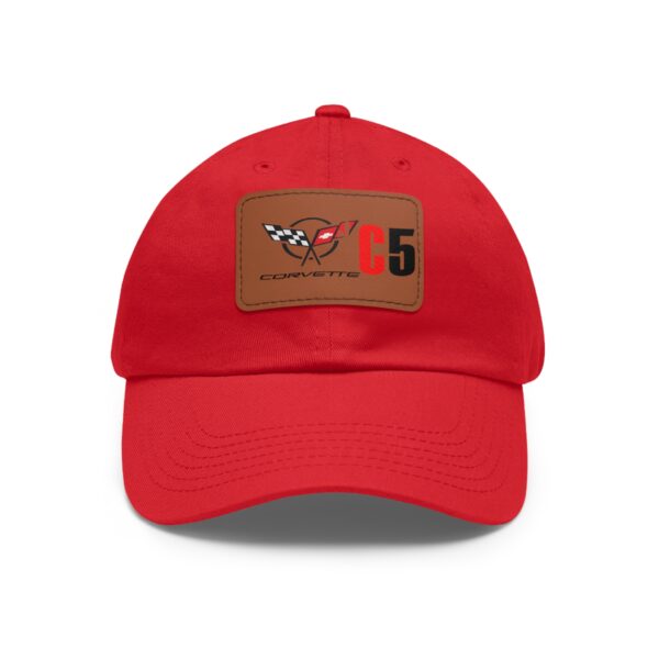 Corvette C5, Personalized Hats, Custom Hats, Custom Company Hats, Business, Teams, Event Hats Dad Hat with Leather Patch - Image 41