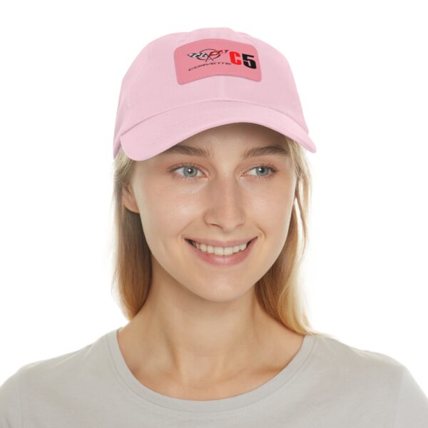 Corvette C5, Personalized Hats, Custom Hats, Custom Company Hats, Business, Teams, Event Hats Dad Hat with Leather Patch - Image 28