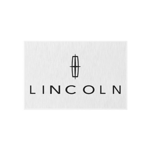 Lincoln Logo Outdoor Rug, Custom doormat, personalised doormat, personalized Rug, monogram rug, housewarming, closing gift, Custom Rug