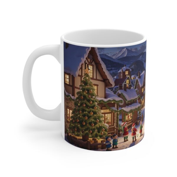 Christmas Merry XMass Coffee Ceramic Mug, Christmas Coffee cap, Christmas Coffee mug, Coffee mug, ceramic mug, White ceramic mug, 11oz - Image 2