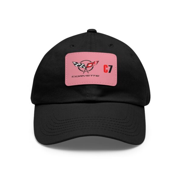 Corvette C7, Black, Personalized Hats, Custom Hats, Custom Company Hats, Business, Teams, Event Hats Dad Hat with Leather Patch - Image 17