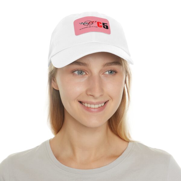 Corvette C5, Personalized Hats, Custom Hats, Custom Company Hats, Business, Teams, Event Hats Dad Hat with Leather Patch - Image 56