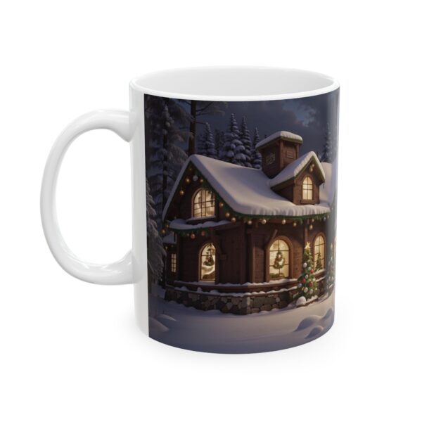 Christmas Merry XMass Coffee Ceramic Mug, Christmas Coffee cap, Christmas Coffee mug, Coffee mug, ceramic mug, White ceramic mug, 11oz - Image 3