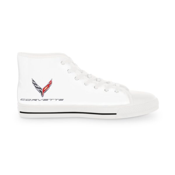 Corvette Men's High Top Sneakers - Image 4
