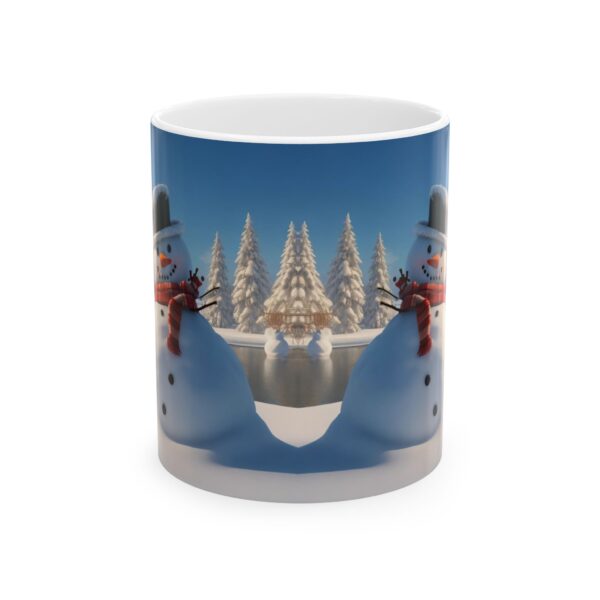Christmas Merry XMass Coffee Ceramic Mug, Christmas Coffee cap, Christmas Coffee mug, Coffee mug, ceramic mug, Blue White ceramic mug, 15oz