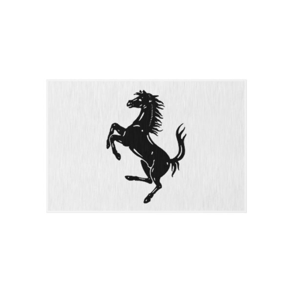 Ferrari Logo Outdoor Rug, Custom doormat, personalised doormat, personalized Rug, monogram rug, housewarming, closing gift, Custom Rug
