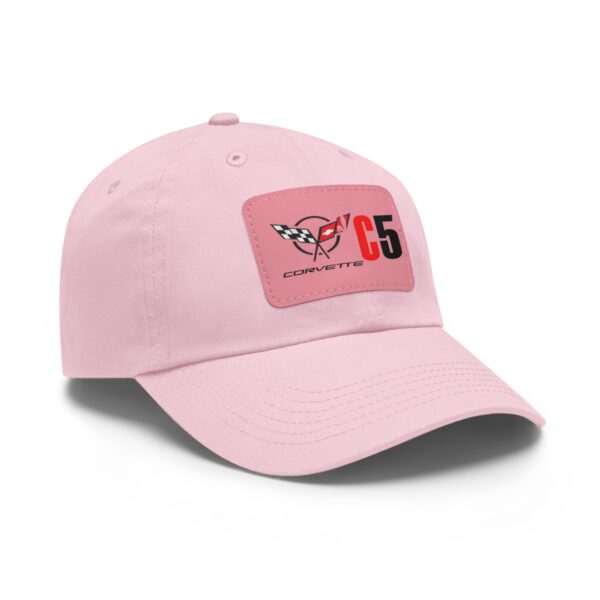 Corvette C5, Personalized Hats, Custom Hats, Custom Company Hats, Business, Teams, Event Hats Dad Hat with Leather Patch - Image 26