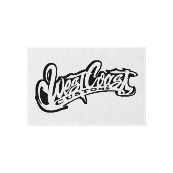 West Coast Logo Outdoor Rug, Custom doormat, personalised doormat, personalized Rug, monogram rug, housewarming, closing gift, Custom Rug