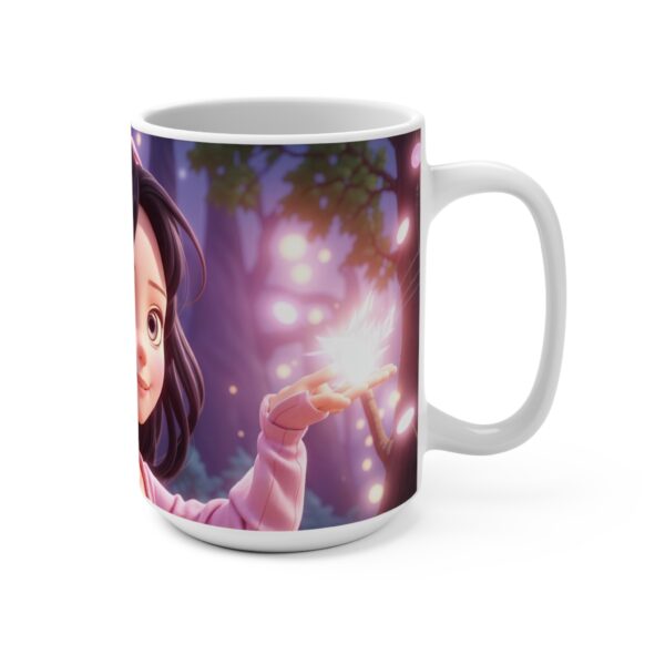 cartoon Coffee Ceramic Mug, cartoon Coffee cap, cartoon Coffee mug, Coffee mug, cartoon ceramic mug, White ceramic mug, 15oz - Image 2