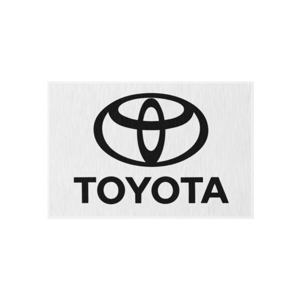 Toyota Logo Outdoor Rug, Custom doormat, personalised doormat, personalized Rug, monogram rug, housewarming, closing gift, Custom Rug