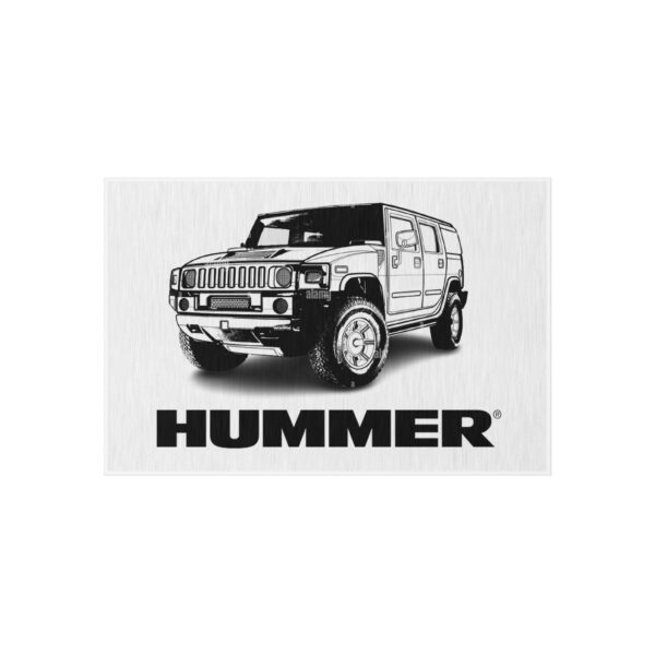 Hummer Logo Outdoor Rug