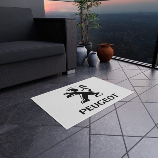 Peugeot Logo Outdoor Rug - Image 4