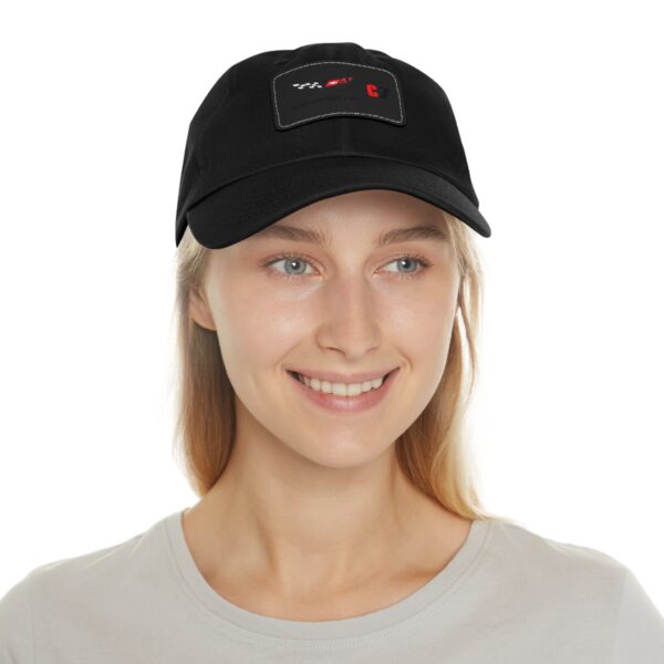 Corvette C7, Black, Personalized Hats, Custom Hats, Custom Company Hats, Business, Teams, Event Hats Dad Hat with Leather Patch - Image 8