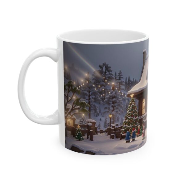 Christmas Merry XMass Coffee Ceramic Mug, Christmas Coffee cap, Christmas Coffee mug, Coffee mug, ceramic mug, White ceramic mug, 11oz - Image 3