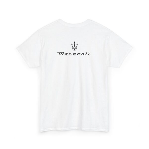 Maserati Unisex Heavy Cotton Tee - Image 4