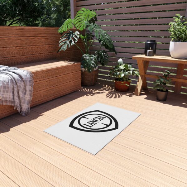 Lancia Logo Outdoor Rug, Custom doormat, personalised doormat, personalized Rug, monogram rug, housewarming, closing gift, Custom Rug - Image 3