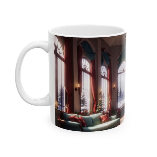 Christmas Merry XMass Coffee Ceramic Mug, Christmas Coffee cap, Christmas Coffee mug, Coffee mug, ceramic mug, White ceramic mug, 11oz - Image 3