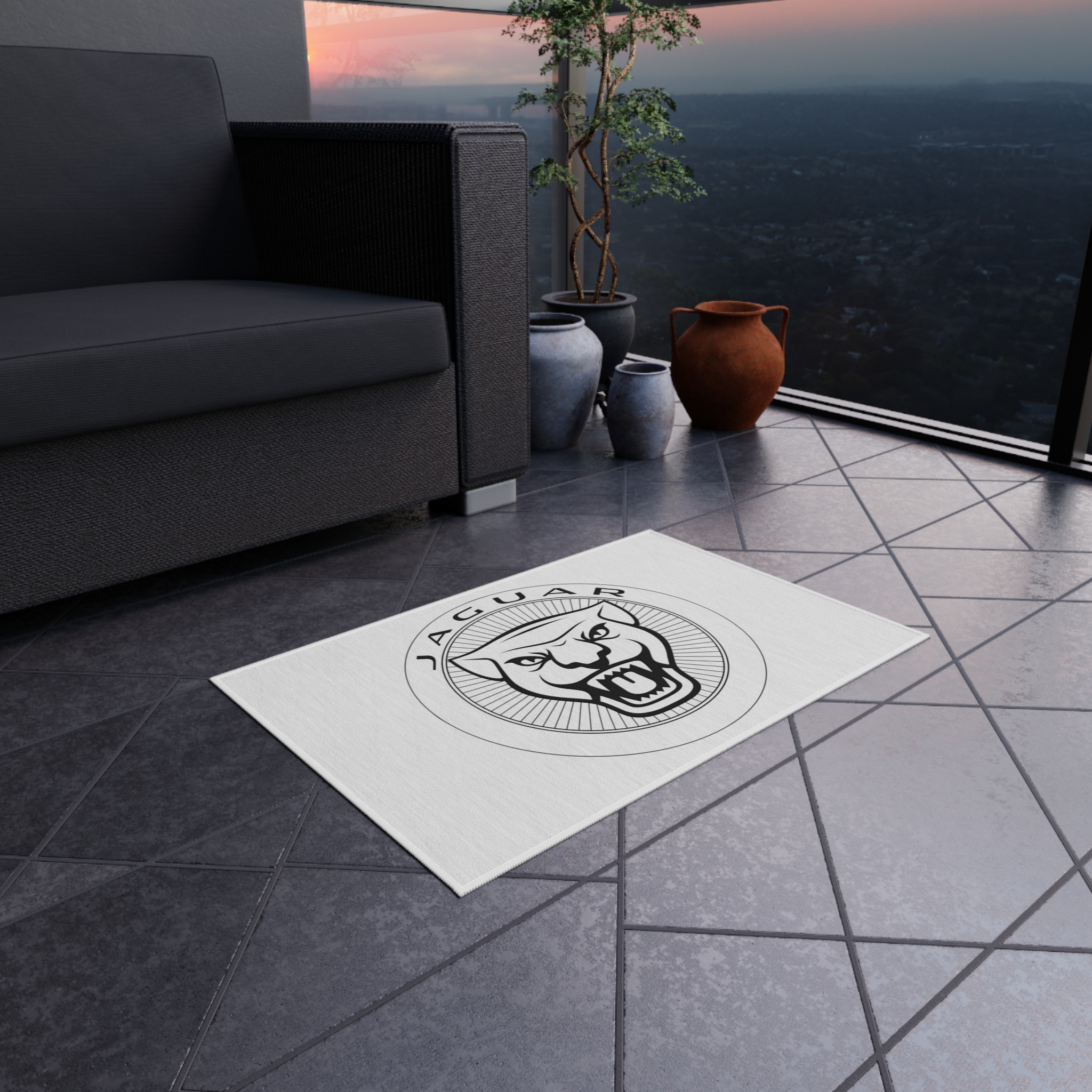 Jaguar Logo Outdoor Rug, Custom doormat, personalised doormat, personalized Rug, monogram rug, housewarming, closing gift, Custom Rug 4 Jaguar Logo Outdoor Rug, Custom doormat, personalised doormat, personalized Rug, monogram rug, housewarming, closing gift, Custom Rug - Image 4