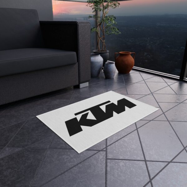KTM Logo Outdoor Rug, Custom doormat, personalised doormat, personalized Rug, monogram rug, housewarming, closing gift, Custom Rug - Image 4