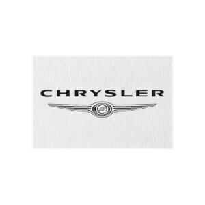 Chrysler Logo Outdoor Rug, Custom doormat, personalised doormat, personalized Rug, monogram rug, housewarming, closing gift, Custom Rug