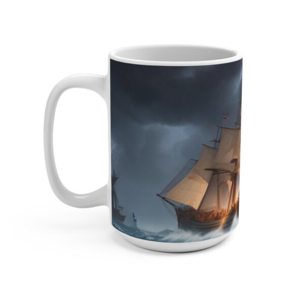 Titanic Ship Coffee Mug celebration Coffee Ceramic Mug, Coffee mug, Coffee mug, celebration ceramic mug, White ceramic mug, 15oz - Image 3