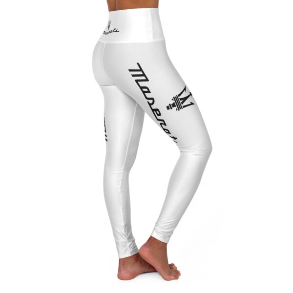 Maserati High Waisted Yoga Leggings (AOP) - Image 4