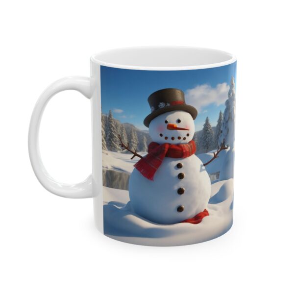 Christmas Merry XMass Coffee Ceramic Mug, Christmas Coffee cap, Christmas Coffee mug, Coffee mug, ceramic mug, White ceramic mug, 11oz - Image 3