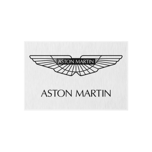 Aston Martin Logo Outdoor Rug, Custom doormat, personalised doormat, personalized Rug, monogram rug, housewarming, closing gift, Custom Rug