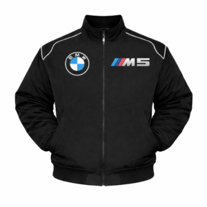 BMW M5 racing jacket black back embroidered