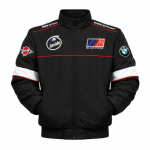 BMW M Motorsport racing jacket black front embroidered