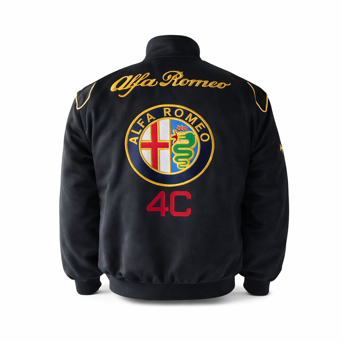 Alfa Romeo Racing C4 Jacket Black | NASCAR Jacket 2 Alfa Romeo Racing C4 Jacket Black | NASCAR Jacket - Image 2