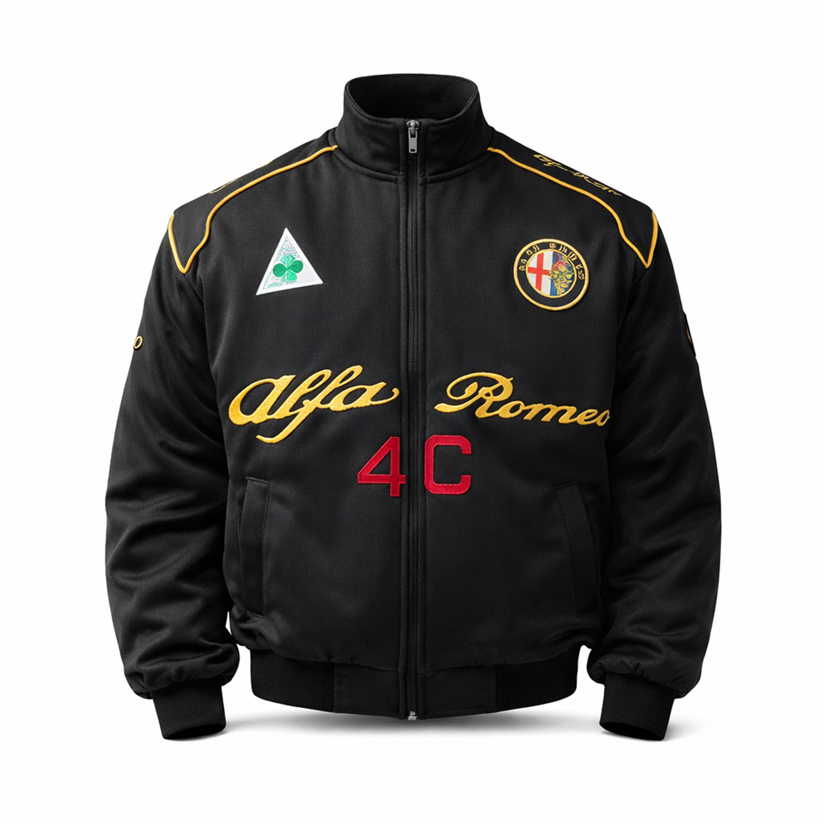 Alfa Romeo Racing C4 Jacket Black | NASCAR Jacket 5 Alfa Romeo Racing C4 Jacket Black | NASCAR Jacket - Image 5