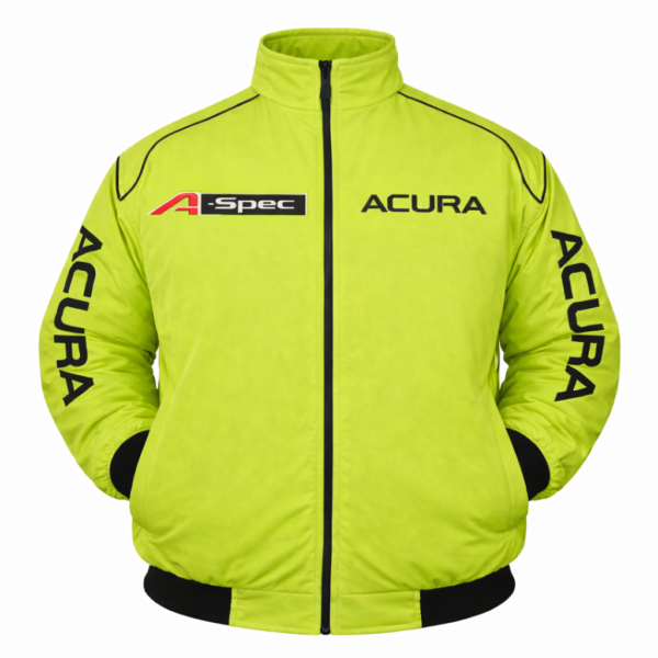 Acura green jacket A-Spec embroidered back logo